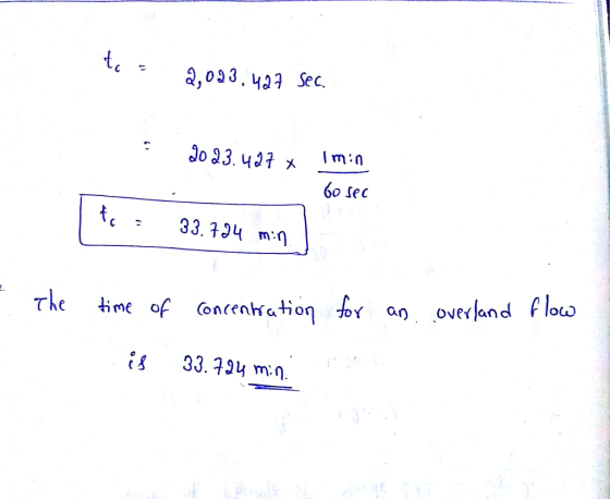 Ca,094 Sec 60 sec C33 m. The ime o is 33.724 min.