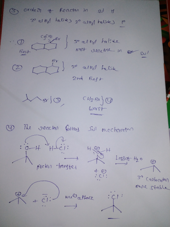3 order of reacton in sul is z alkat hati de 20 allegt hat de) to C&C H2 Br 1. The Br ļ z alket haline 3 alkal halite Best