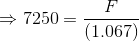 一7250=1067) 7250、