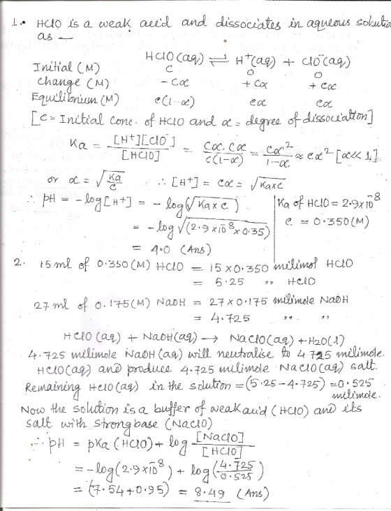 Ho is a wealK aed and dissociats in aquious sokuto as HCo Caa) HCa) Coca9) Initial (M) change CM) Fqulibrium (M) - Coc Ca Coc