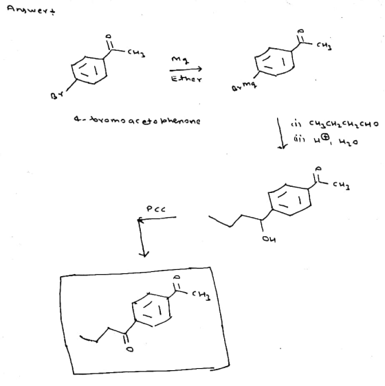 Answers Ethey Qymy 4-toromg aceto bahenone como a eso mene I in CH₂ CH₂ CH₂ CHO Lan w®, kao сил PCC