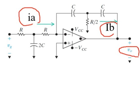 C C ia R/2 R Ib • V cc R 20 - V cc Vo