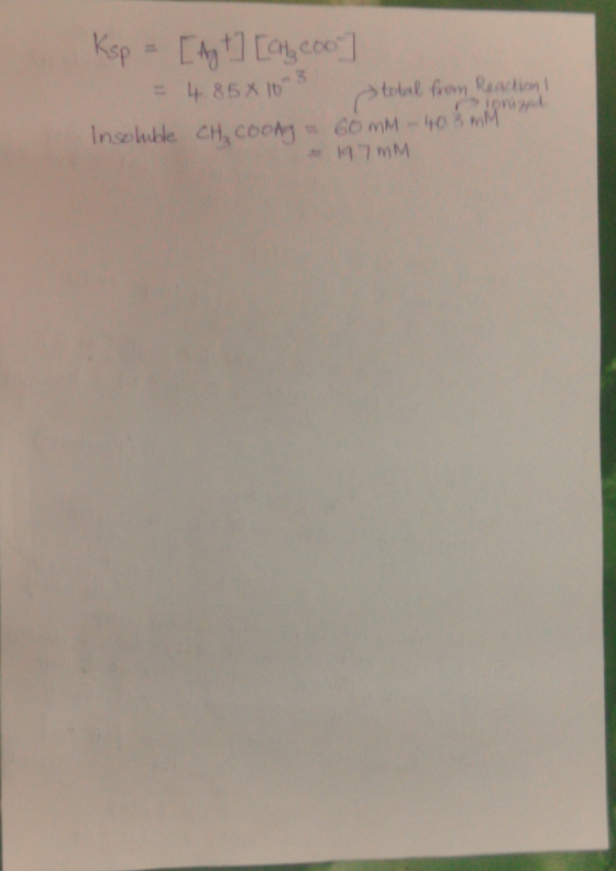 trlal from Reaction