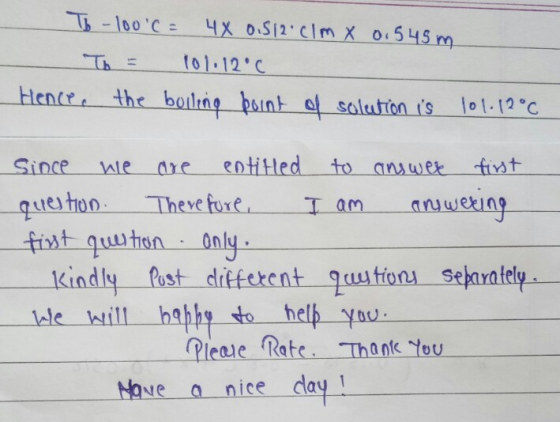 tol,12C = Hencr the boilne baint o solution is loloc Since nle are eot que hon Thexcture am nwein ited to anmwer ist Kindly