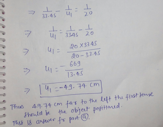 33.4 3 = has to 7 -3545 zo 3 33AS 20 x 33.45 20-33.45 669 u= 13.45 4 -- 49. 74 cm This 49.74 cm should be the This is answer