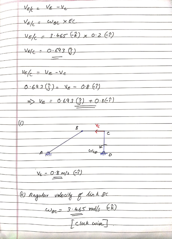 VE - Ve Vele Vele WoeX EC VELE - 3.465 FÅ) x 0.2 (-2) VELE - 0-693) Vele VE-Ve 0.69 3 ) = VE- 0.8 ( => VE 0:69.3 CD +0.869) I