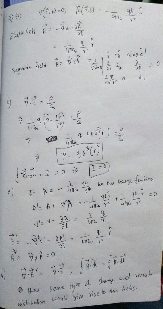 a) v. t) =0, À Ft): - 1 qto med at Electric field È – 3v-d à - - a r 4T y no reino al B x = 1r so ursino al Magnetic field 4T