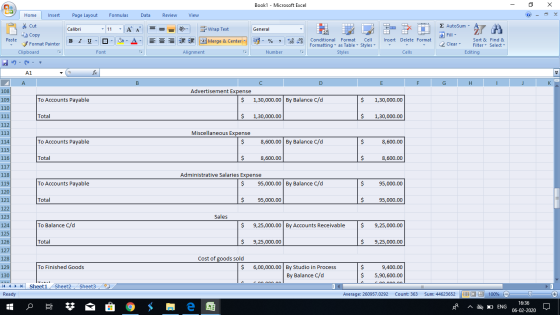 Book1 - Microsoft Excel - X Home Insert Page Layout Formulas Data Review View * Cut Copy - General Calibri - 11 - AA BI U - -