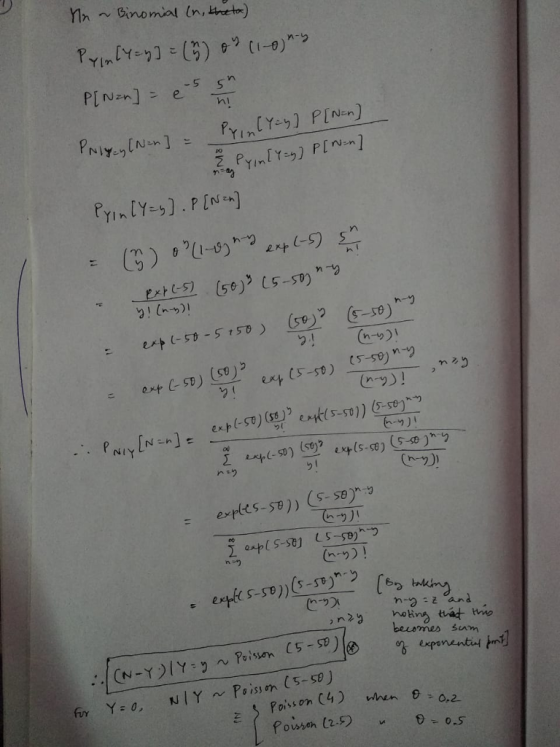 hl 2 ) 2 od (5つ) n-2 セフ): beremes sum b exponent 4-1 hnt NIY ~ Poisson (5-50丿 Poisson (4 ) for Y:0, wen 冫0.2