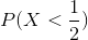P(X