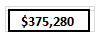 $375,280