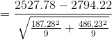 2527.78 -2794.22 187.282486.232