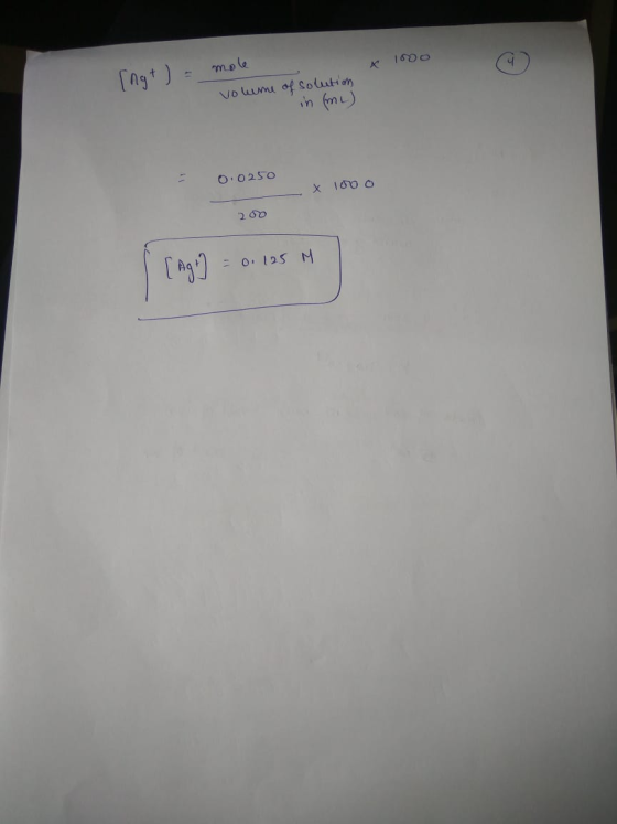 mele 1600 voum of sSolution O.0250 2 00 g 0.125 M
