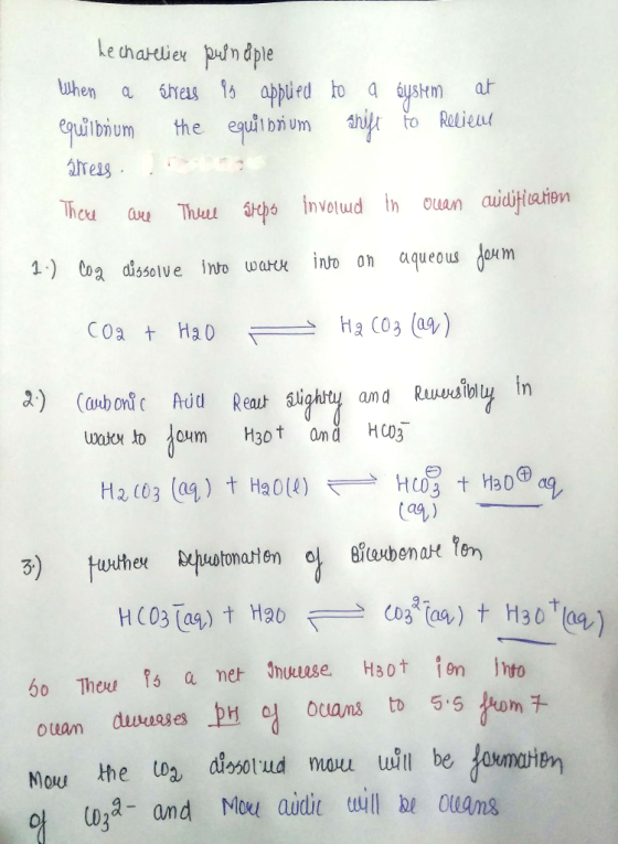 he chatelier puinaple When a stress 95 applied to a system at equilbnum the equilibrium shift to relieve Bress. There are thr