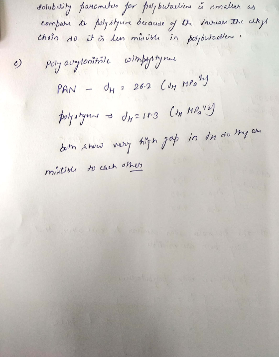 dolubiy ancmte for pol butaslin mclur as ampare choin do buaud O invuan The to tln midu in polbutaetien Poly aurylonitile im