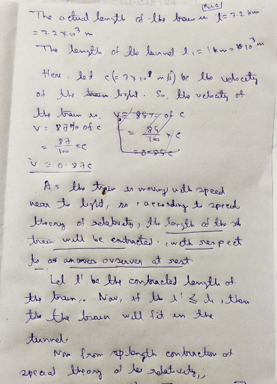 The actual length of the bou en l = 3.2 kesan The length of the laund l = 1 kma 1610 m = 3.2 x 103 m Here, bet el-3x10 m is)