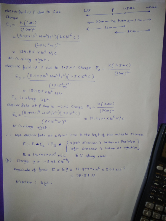electoic fed at P duo to ac (8.qq X 109 Afr/()(1x1gC c ) 2x 1622m electric bold atp clue to 1-SAC (harge E2- 1x10%) = 134, B
