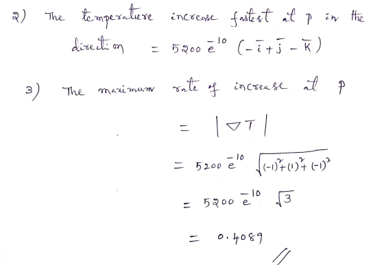 2) The te temperature P increase fastest at p in the 5200 ēl (-iti-*) direction at 3 3) rate A docтes & The maximum 1471 = 52