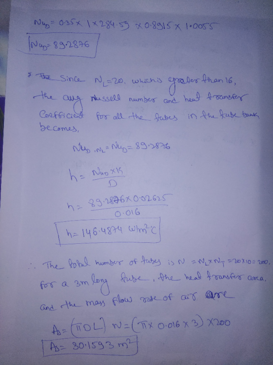 Nu 035 1x284 0891 1.005S Nan832896 Tre Sinca N20 les Ahan 16, whichis the nlussels rumbes and head 4roansfey Coeffiaa for all
