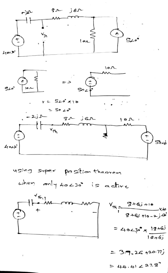 or jor 29 Boston lon sol v Sloxio - So Loo 8 jan eerma SOL) Hous using when super position theorem only holio is active -Lumm