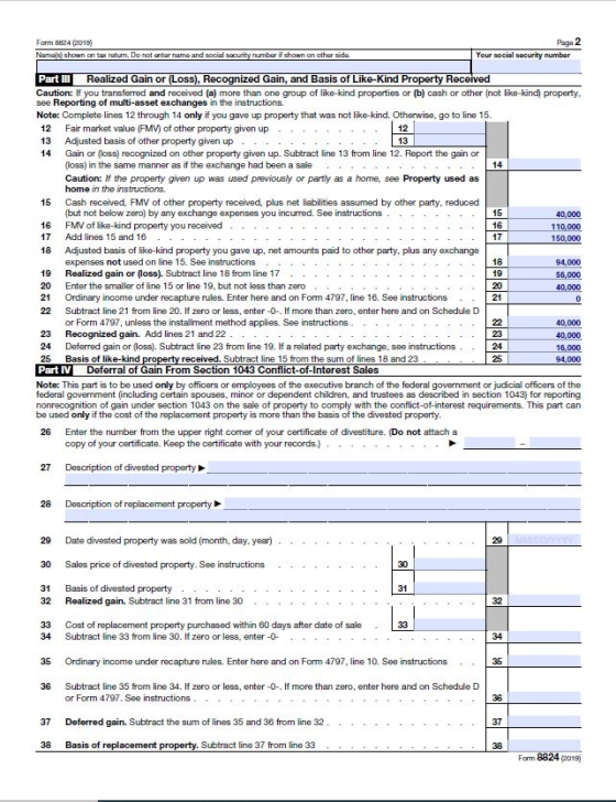 Form 1024 (2015) Namas) shown on tax return. Do not entor name and social security number if shown on other sida Page 2 Your