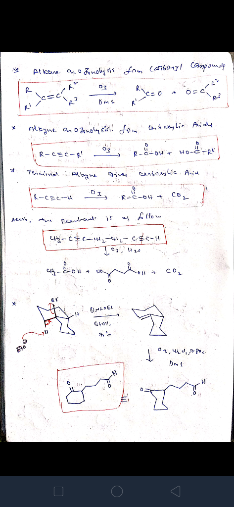 1 Alkene ano fonolysis from carbonyl compounds Cacao biczo o= Alkyne ano fonoly sini! from con boxylic Acids U R-CEC-RI S R H