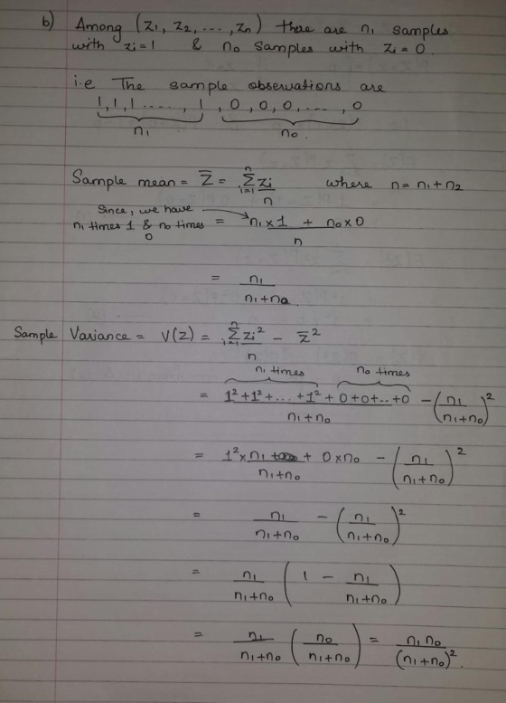 n1 Samplus mo no Samp ha sampla obseruasions no Sampla maan Z Snea, we hase =ni 01+00 times no ima> 2. nitno 2 nitno 2i+00 ni+00 tn it0 OLDo