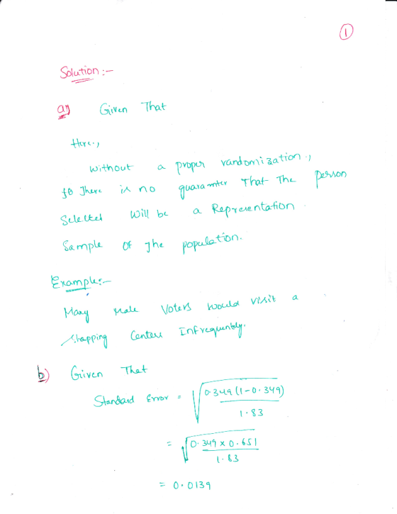 Solution Given hat withouta ante That- The t on PPi en That 1 83 - 83 0 0139