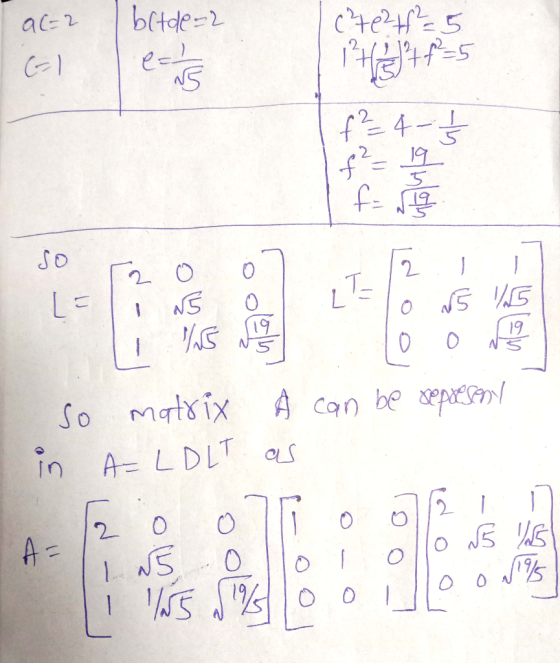 ac=2 / betde=2 [c²7e21² 5 Cleate 1+30+=5 f² - 4 - t f² = 19 I f = 19 so 52oo7 12.11 L N5 o L=10 r5 15 [ Vus 5 10 ore so matri