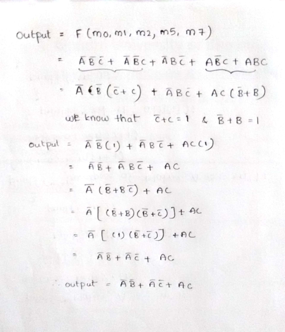 Output F (mo, m, m2, m5, m) we know that C+c: 1 4 Bt B-1 A ABC AC A (8) A AAC output ABEAc