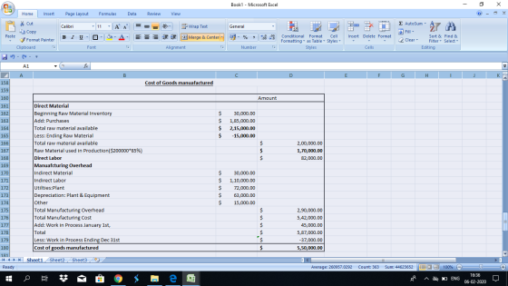 Book1 - Microsoft Excel - X Home Insert Page Layout Formulas Data Review View * Cut Copy - General 1 D Wrap Text Merge & Cent