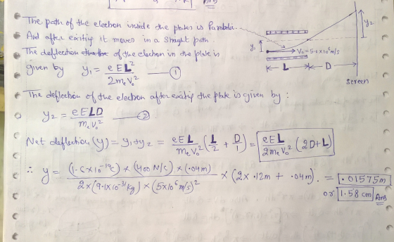 The path of the el chon vnode dne pblow Robli.m 1 2 匹 EE 2 Scteen f The deflechou. 어, due e lechon atten enty die fluk İo giv