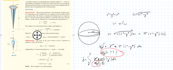 -0.3 m A member is made of a material that has a specific weight of y = 6 kN/m and modulus of elasticity of 9 GPa. If it is i