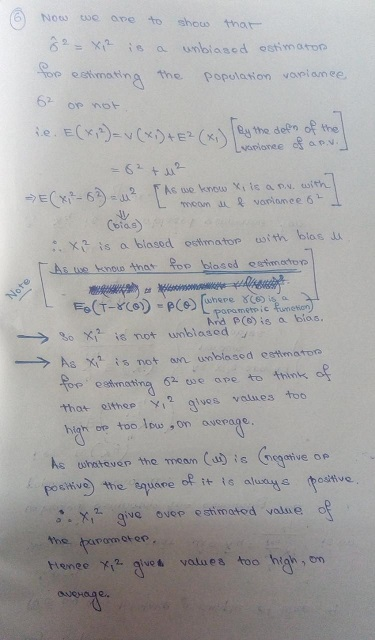 Now are to shouw that unbiased ostimaron a ore T eatimating the Populanon vaniamee 62 or not e. E(x)vCxLE(xy the den of the v