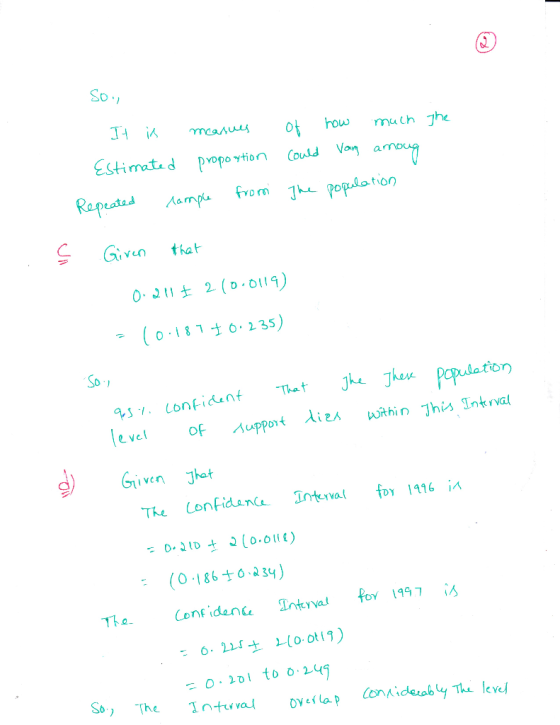 So- Estimatad propotionCoud Vo a Given that 0.135) (0-18 So- tion Given Jhat The Lonfidanc Inkval foy 1416 in (0.186ナ0-a34 O.