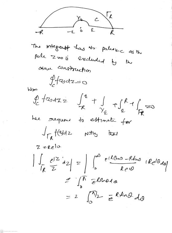 ca O E -E R The integrante has no poleame as the pole z zo is Excluded by above construction tadze th Wom Petrazż Je t J este
