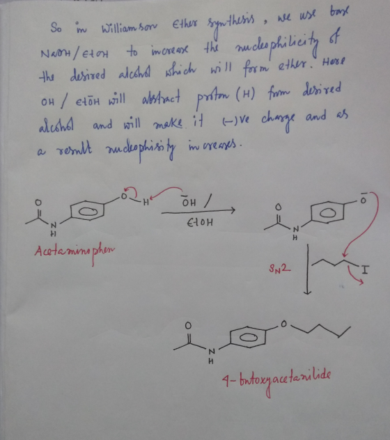 So m Ae use b William bor NAH/ELOH to inereanx thi ucles phi ety th deired alcdv hach will fm ethr. Henst OH etoH willabdract