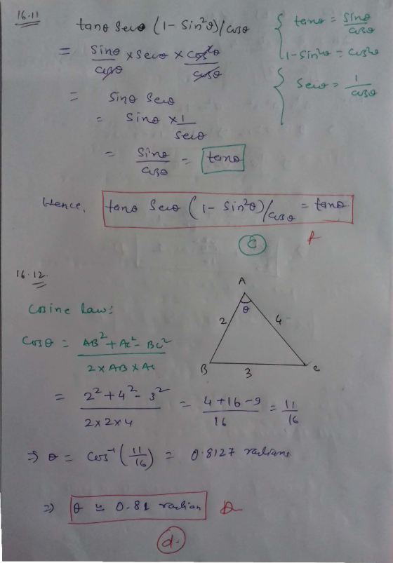 Ibili teno = sino aso Li-sinlocuske tano seco (1-sing)/crso = sino x secox cette azo caso : Sino sen sino XI . D i seco - sin