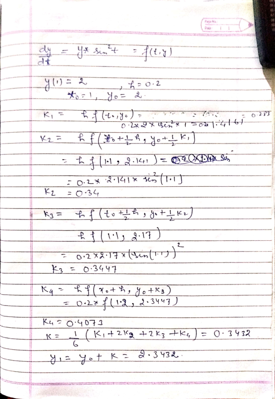 dy yx sinet -|(8,9) you = 2 0.273 K2= h = 0.2 to!, You 2 hflto, yo) 0.2x 29 x Genx 130217-47764 h f ( tot 1 ha Yo + / k, t f1