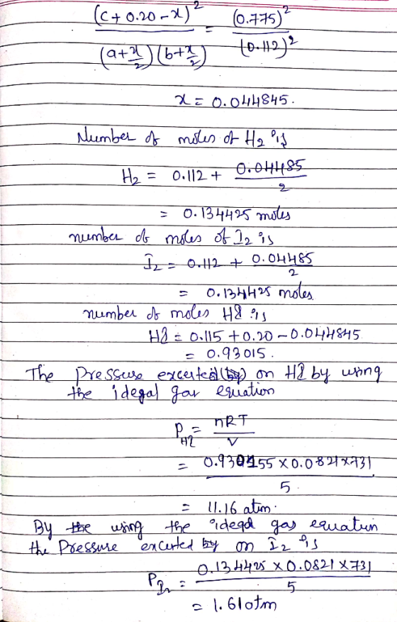 (C+0.20 -x) (0.775) (a+h) (6+1 / (012) ___ 22 0.0114845. number of moles of He is ___ Hz = 0.112+ Oic H185 - 2 - = 0.134425