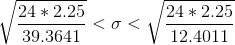 24 2.25 39.3641 21 < σく12124021