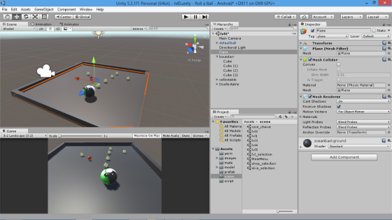 File Edit Assets GameObject Component Window Help Center Global ayers scene Shaded EHierarchy O Inspector Plane Tag plene Sta