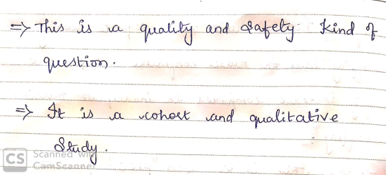 and fafely kind f => This is a. qualilty question. ia vcohert wnd qualitative Scannedy CamScanne