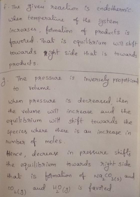 If. The given reaction is endothermic. when temperature of the system increases, formation of products is fowored. That is eq
