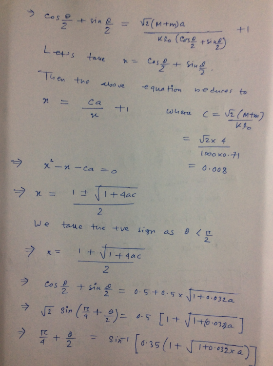 2 2. nedo ve -equa tom nedences to t1 k名 loooxo . 구! 0.002 = 2 We tan e tne -t ve sign as θ <L 2. 2 2. i n 二 0.5