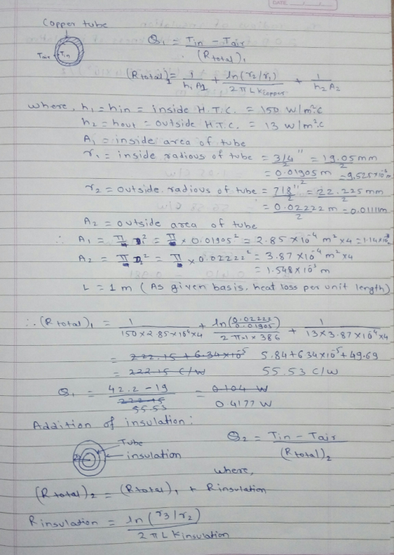 DATE Copeen tu otal h2 A2 ohesehish hs hout side HT.C. 13 w mc Aainside asca of tube inside ious of ube3 22 , 225mm 2 A2 Out