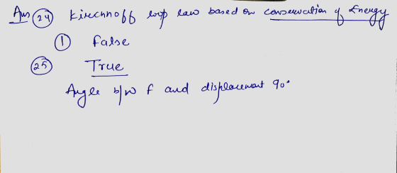 Aus 2 ч 4 ** kichno B6 vр law based on conservation (0) false True f and Ау. Мы remant que displacement 25