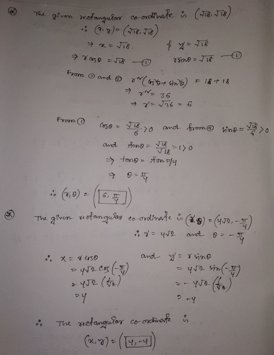 The given rectangulars co-ordinate (JTB, JT8) .: (sy) (1788) x = 18, & gadis raso = 18 sino a 18 from 6 and grosor biro) Na 3
