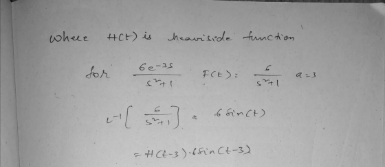 where HCt is heaviside function 6e-5 6 for FCE) a-3 snel srt 6 :-( 6 sinct) Sht - HCt-3).6 in Ct-3)