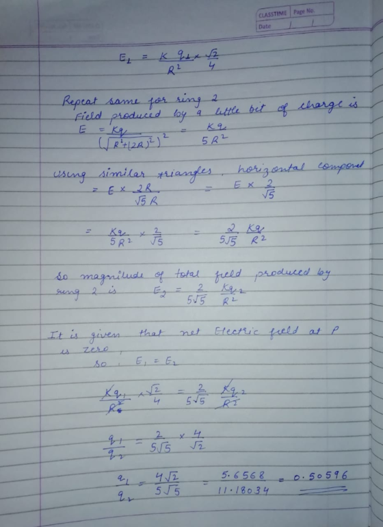 CLASSTIME Page No. Date 污 55 R 2 2 It 2 ˊ彰 5.6568-0.5。516ㅡㅡ